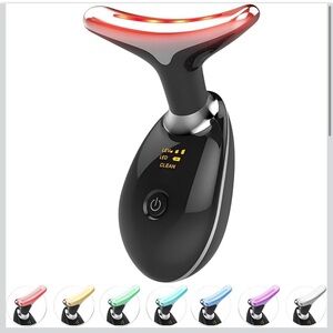 Red Light Therapy for Face and Neck, 7 Color Light Based Face Massager Tool